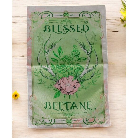 Blessed Beltane Garden Flag 12x18 Spring Pagan Decor Waterproof - Picture 1 of 10
